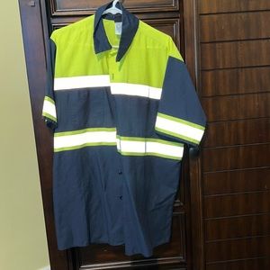 Men's Hi-Visibility Short Sleeve Work Shirt - Type O, Class 1